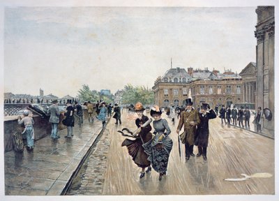 A Gust of Wind, c.1889 by Jean Beraud